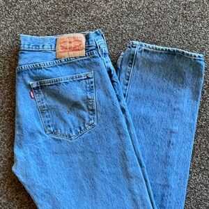 Levi's Blue Straight Leg Jeans